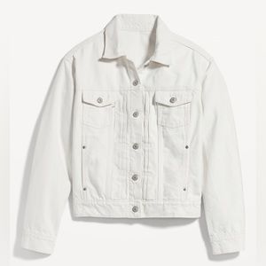Women’s White Jean Jacket Old Navy-XL